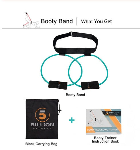 Fitness Women Butt Band Resistance Bands Adjustable Waist Belt Pedal Exerciser For Glutes Muscle Workout Free Bag